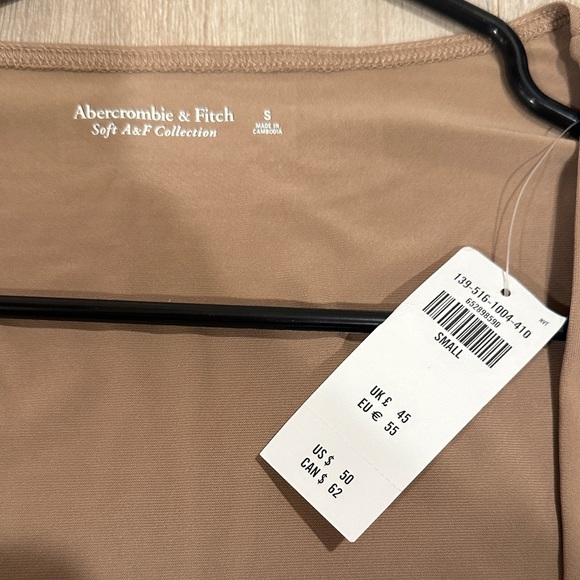 Abercrombie & Fitch Tan Long-Sleeve Bodysuit - Picture 2 of 2